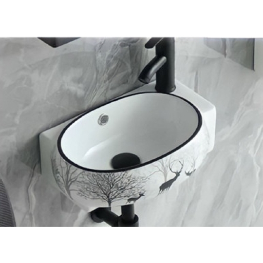 Lavabo góc treo tường SA5021