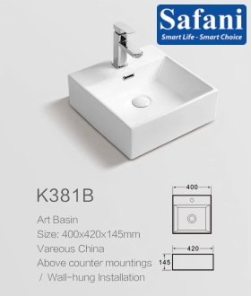 Lavabo treo tường K381B