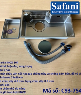 Chậu rửa inox 304 C93-7546