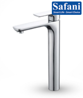 Vòi lavabo nóng lạnh đồng mạ crom 3 tấc bóng LB613