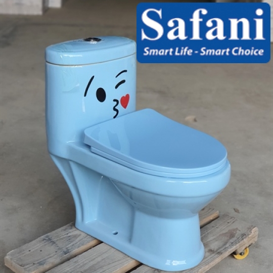 Bồn cầu em bé xanh dương 1616C (XD)
