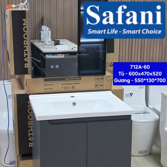 Tủ Nhựa Cao Cấp PVC Đặc SA712A