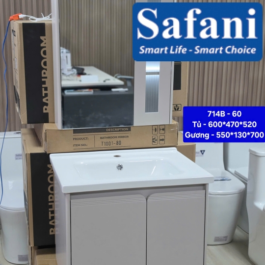 Tủ Nhựa Cao Cấp PVC Đặc SA714B