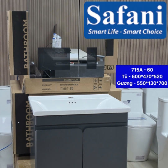 Tủ Nhựa Cao Cấp PVC Đặc SA715A