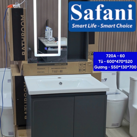 Tủ Nhựa Cao Cấp PVC Đặc SA720A