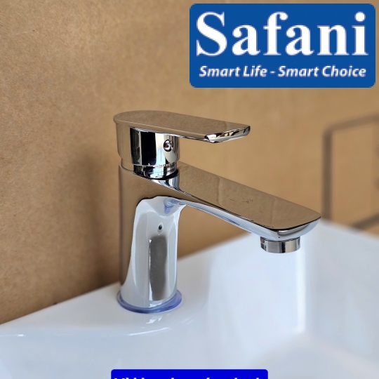 Vòi lavabo nóng lạnh đồng mạ crom LB702