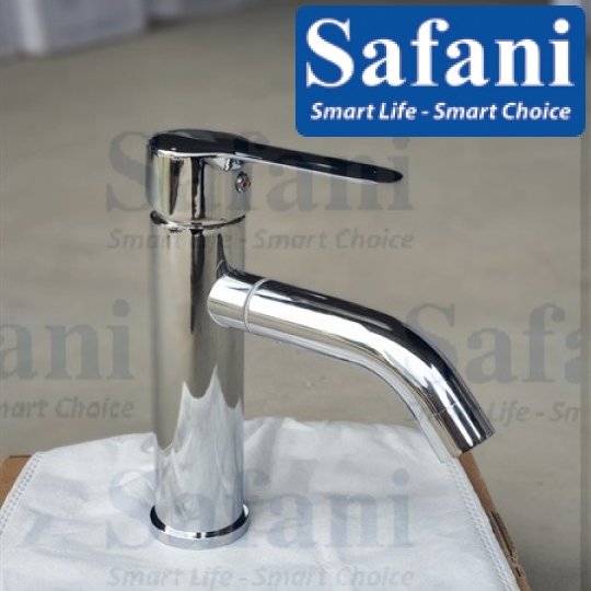 Vòi lavabo nóng lạnh inox sus 304 mạ crome xoay 360 độ 2014