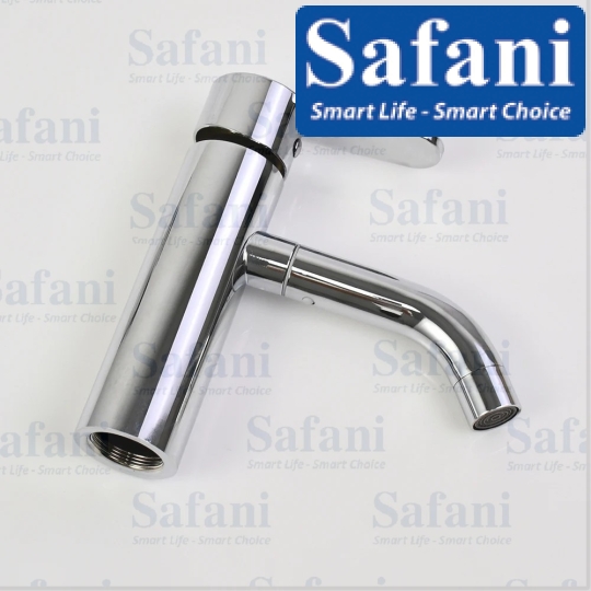 Vòi lavabo nóng lạnh inox sus 304 mạ crome xoay 360 độ 2014