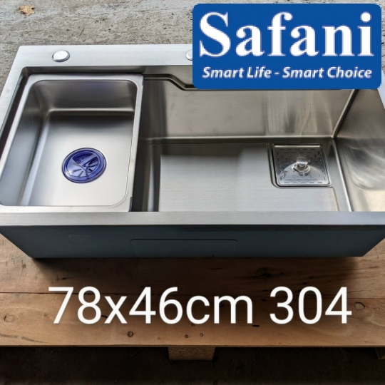 Chậu rửa chén 1 hộc inox SUS 304 7846IN