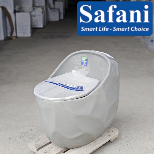 Bồn cầu trứng hạt lạc xám SA2222
