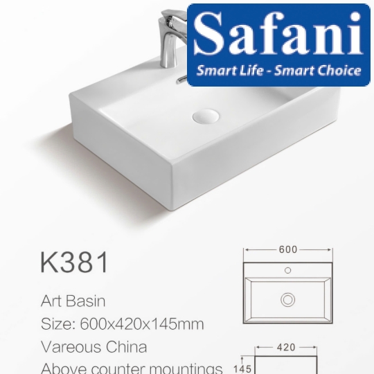Lavabo treo tường K381