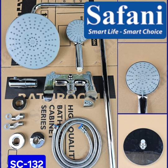 Sen cây tròn đồng thau mạ Crom SC 132