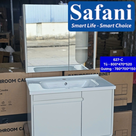 Tủ Nhựa Cao Cấp PVC Đặc SA627C