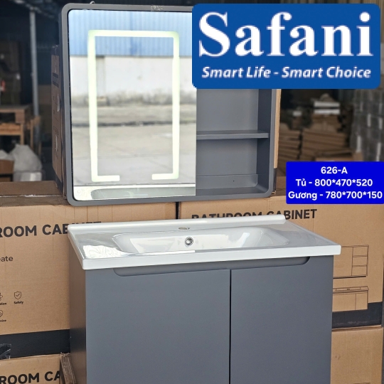 Tủ Nhựa Cao Cấp PVC Đặc SA626A