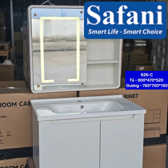 Tủ Nhựa Cao Cấp PVC Đặc SA626C